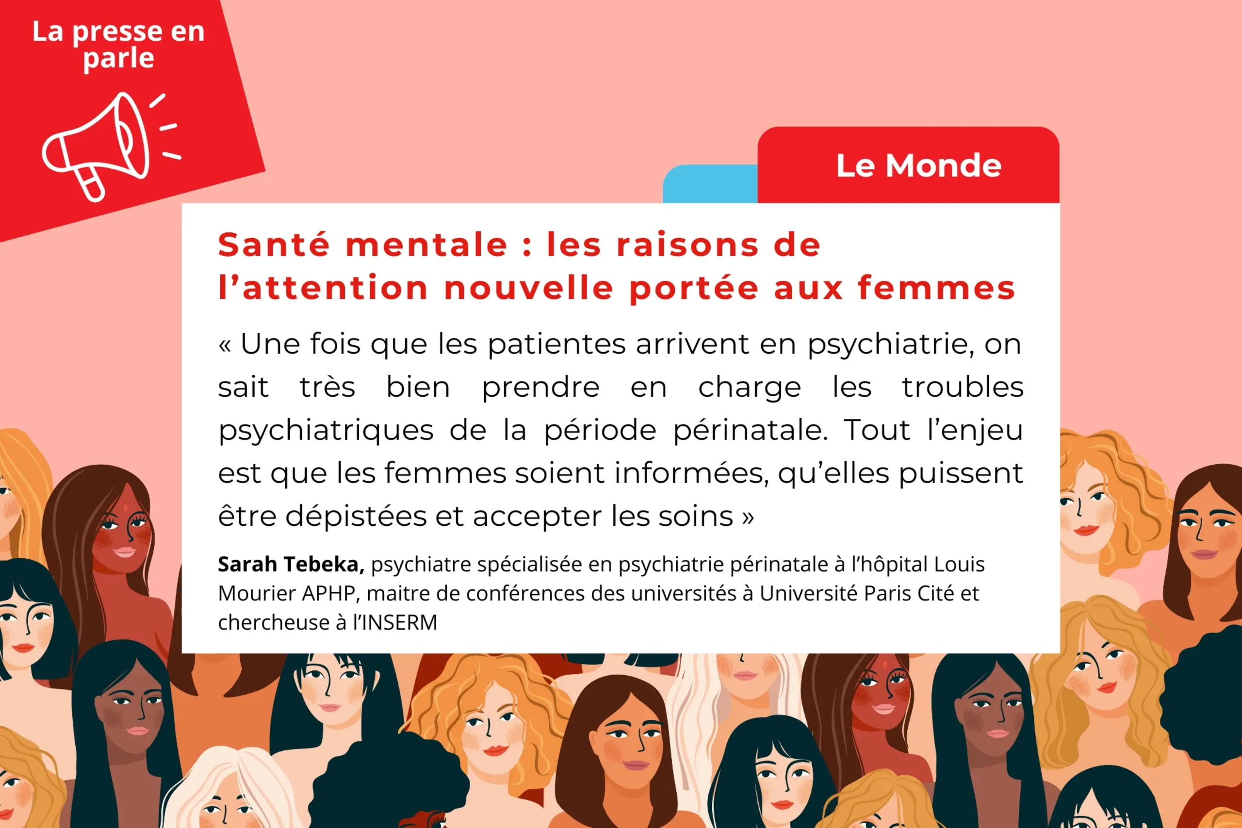 Le Monde | Santé mentale : les raisons de l’attention nouvelle portée aux femmes