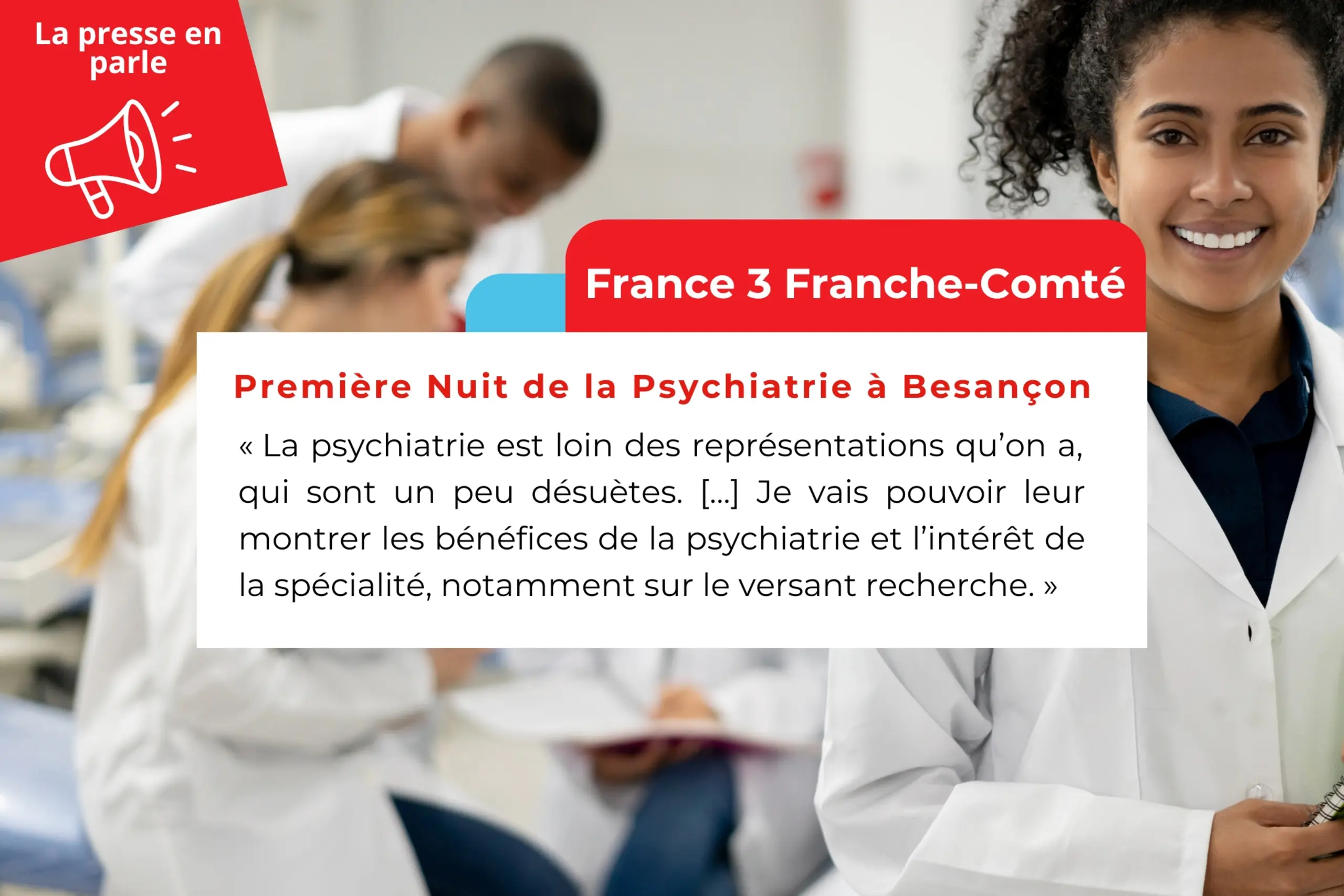 France 3 Franche-Comté | Première Nuit de la Psychiatrie à Besançon