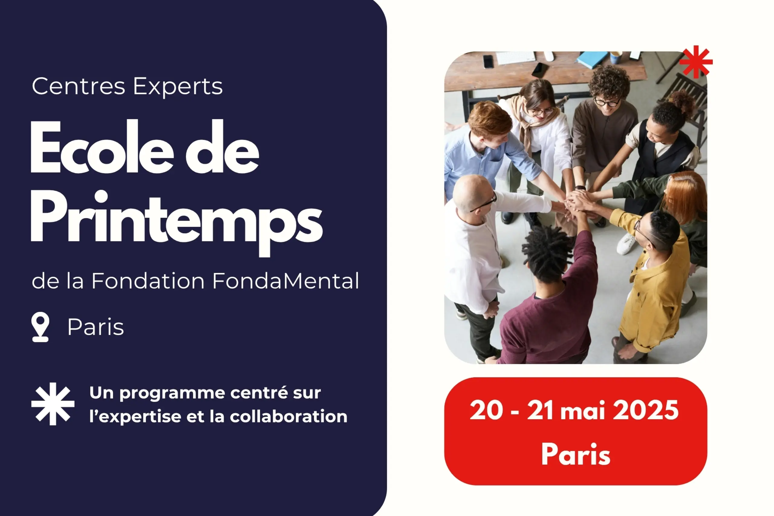 L’École de Printemps 2025 de la Fondation FondaMental
