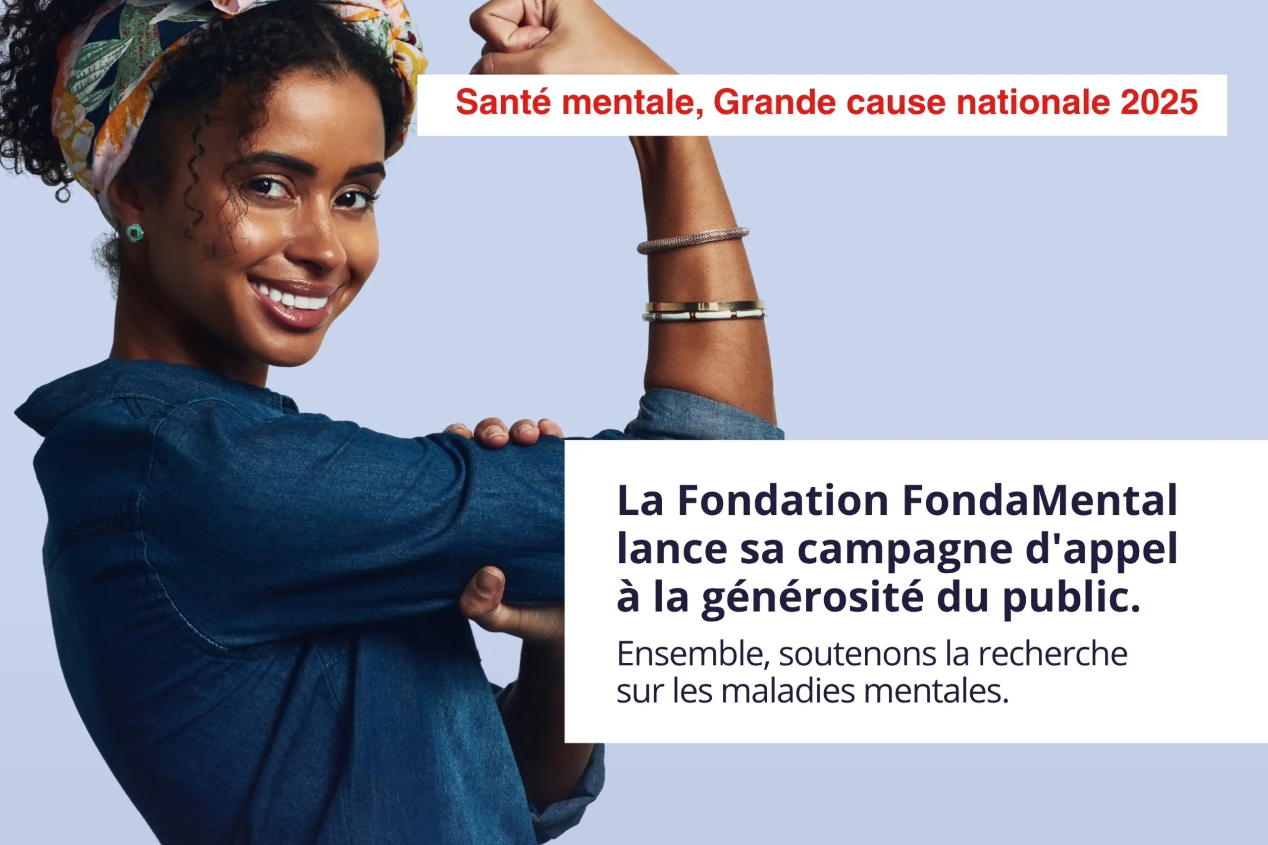 Visuel Campagne de fin d'année 2025 Fondation FondaMental