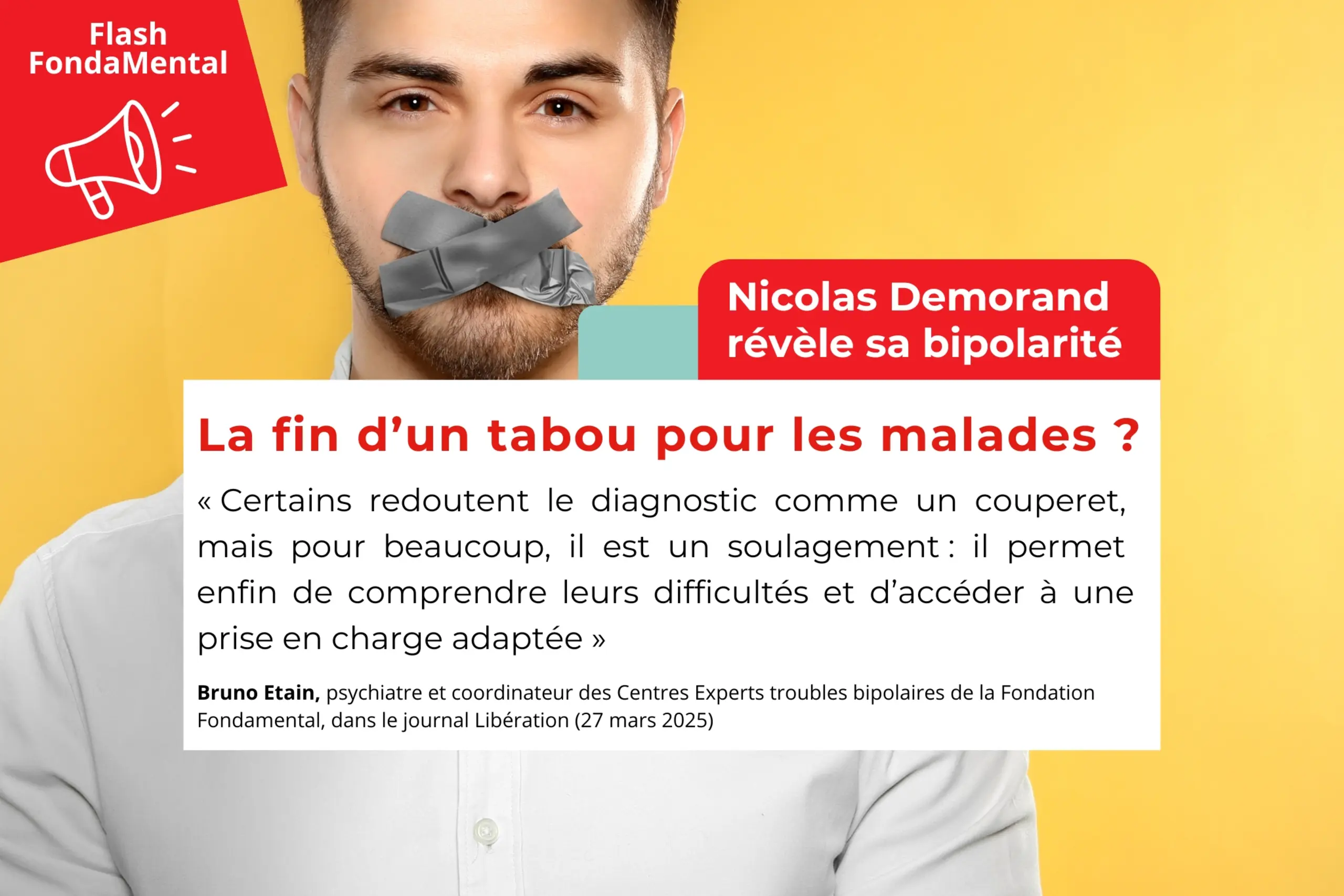 Nicolas Demorand révèle sa bipolarité