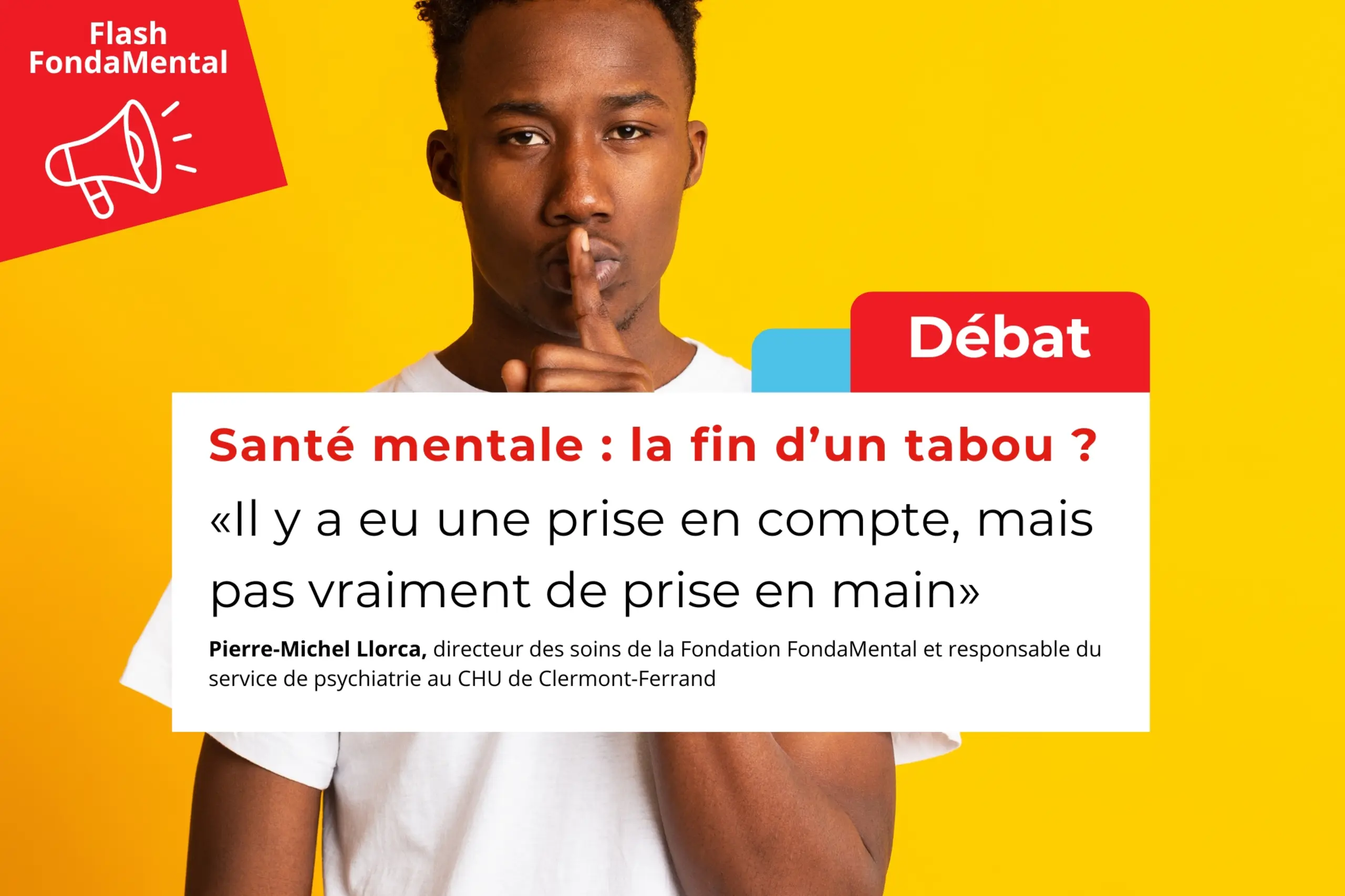 Débat Santé mentale : la fin d’un tabou ?