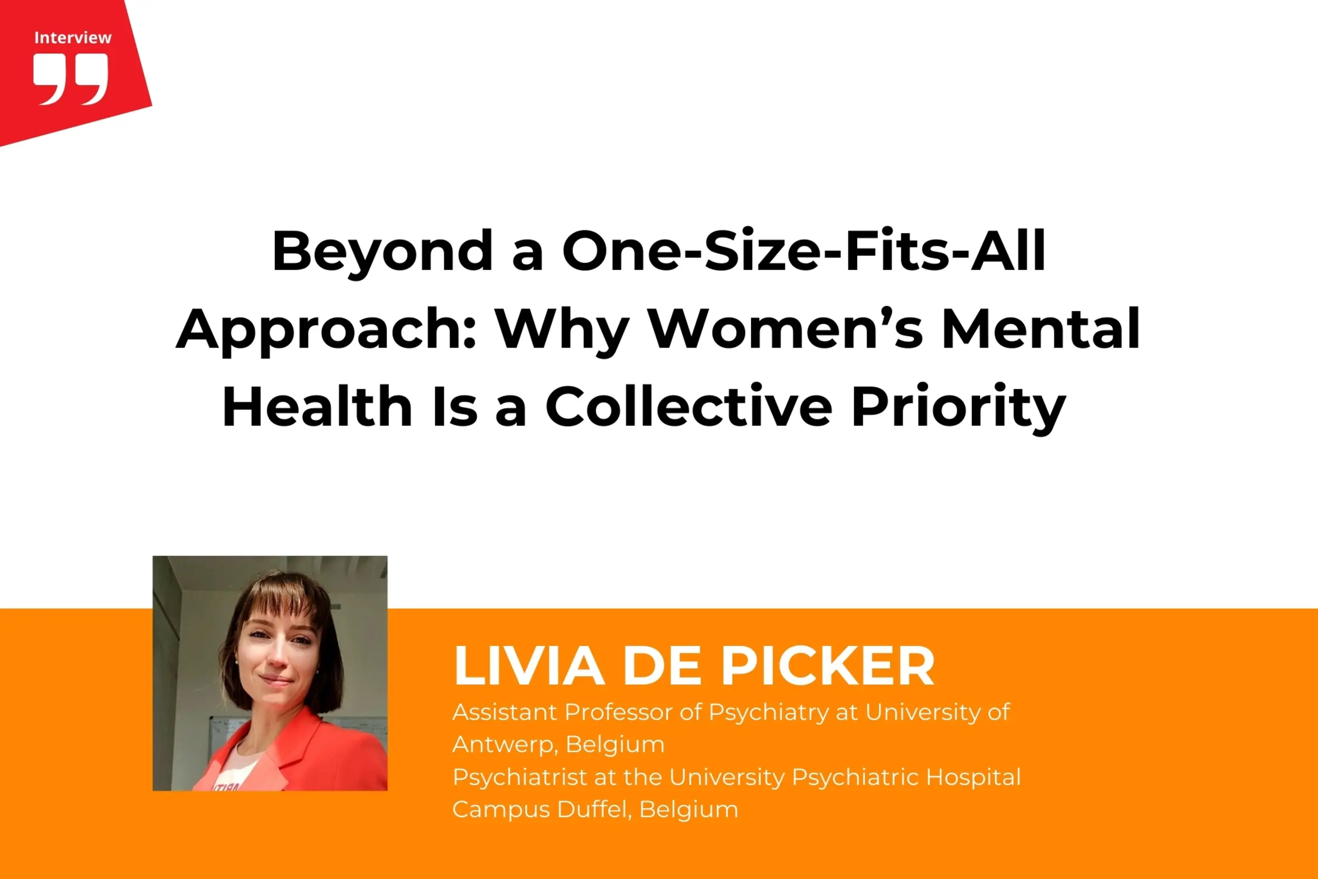 Beyond a One-Size-Fits-All Approach: Why Women’s Mental Health Is a Collective Priority Beyond a One-Size-Fits-All Approach: Why Women’s Mental Health Is a Collective Priority