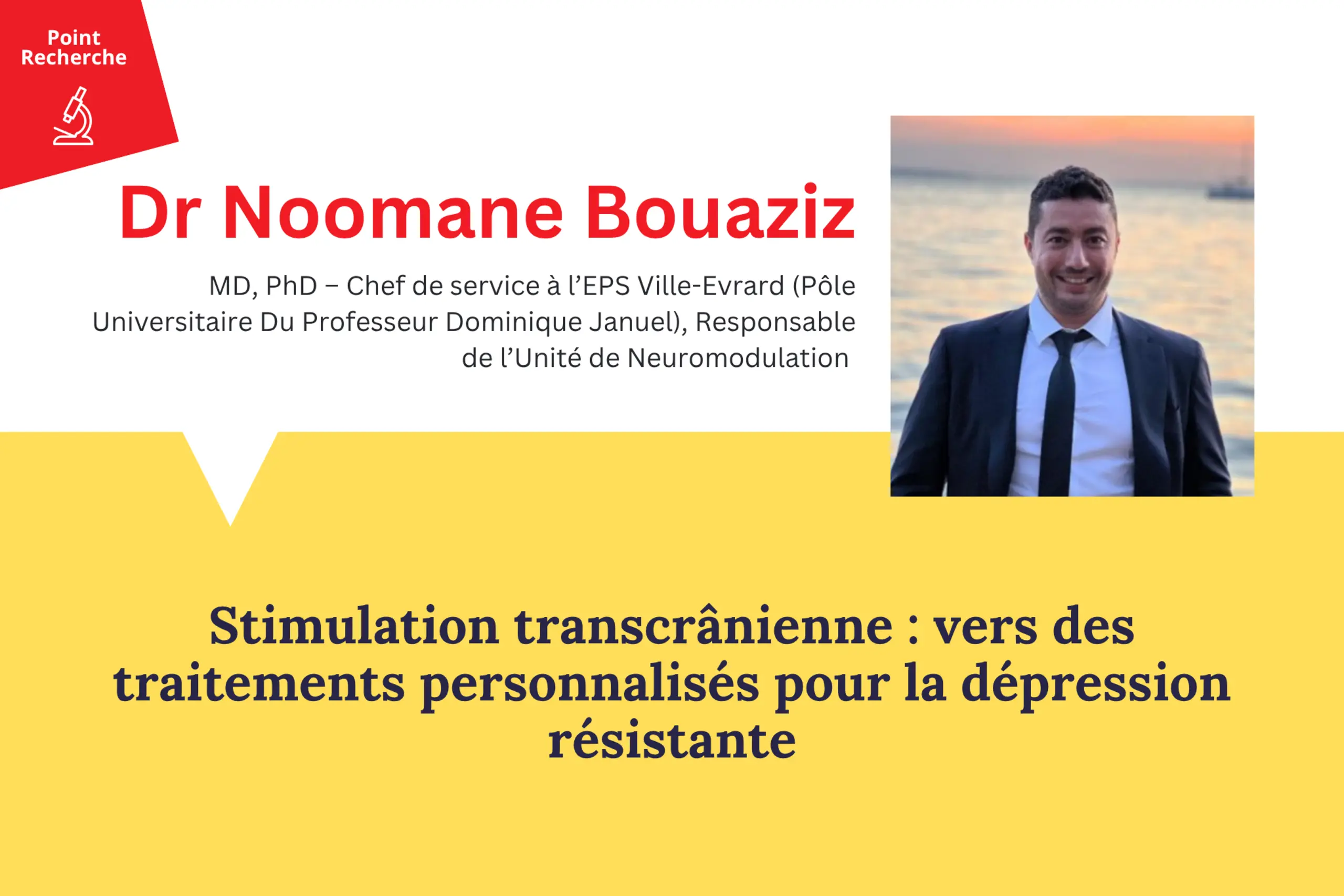 Stimulation transcrânienne : vers des traitements personnalisés pour la dépression résistante