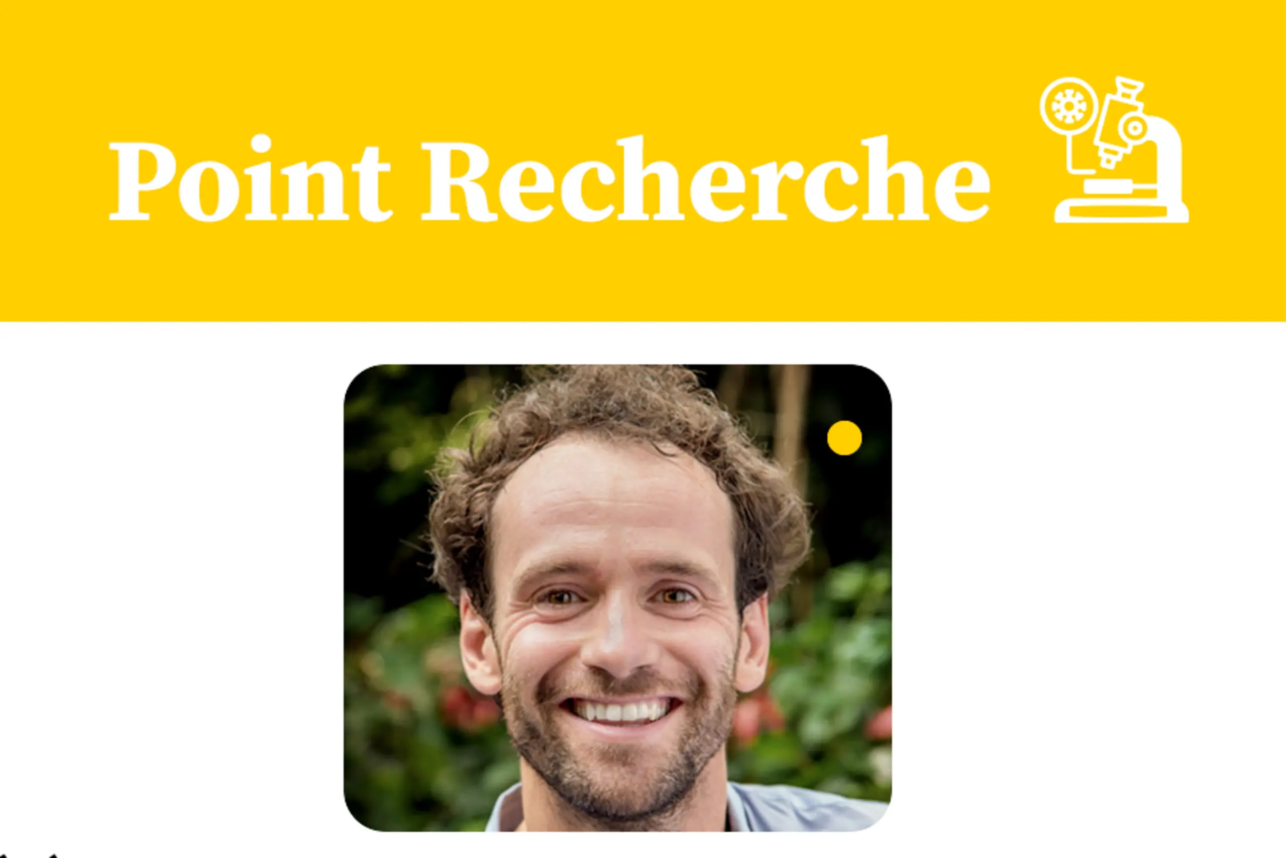 Point recherche
