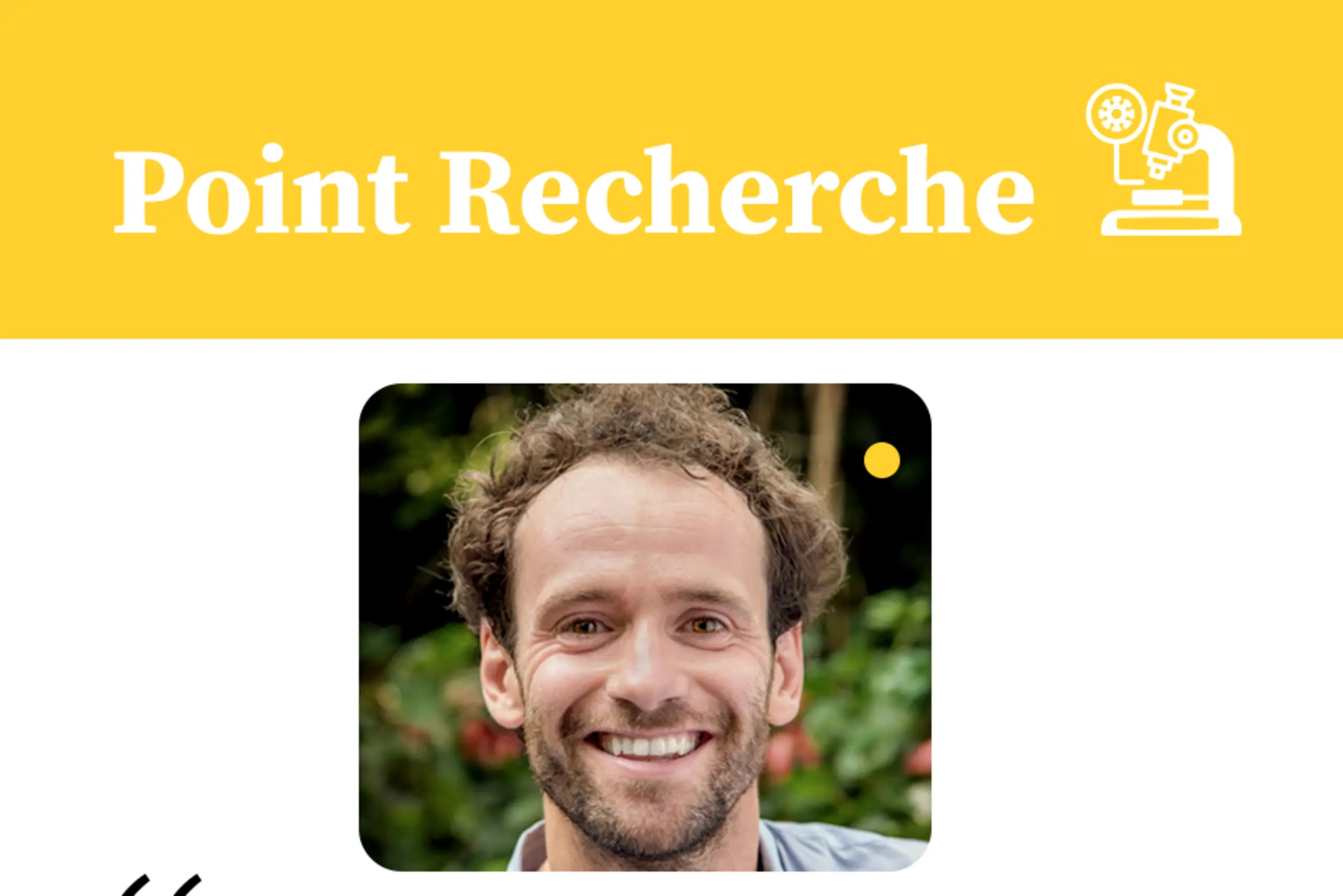 Point recherche