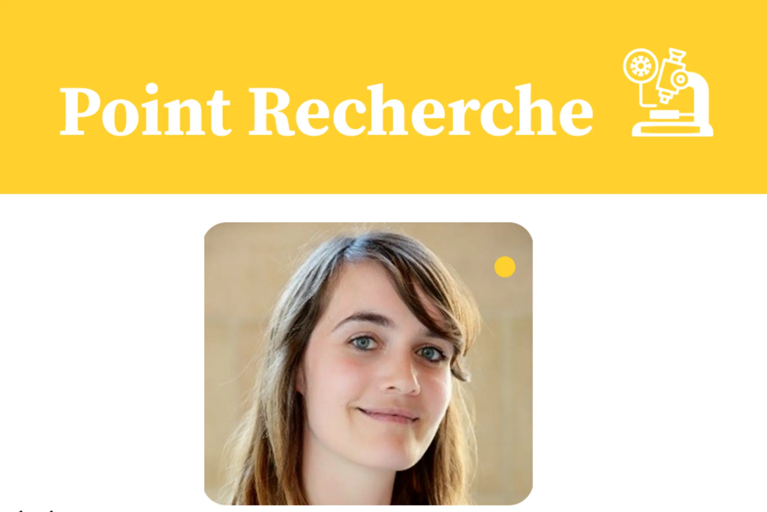 Point recherche