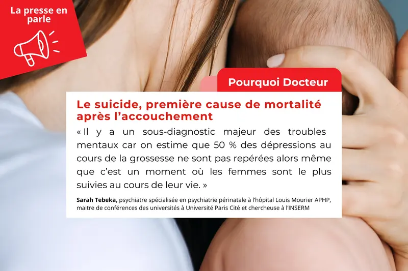 Le suicide, première cause de mortalité après l’accouchement