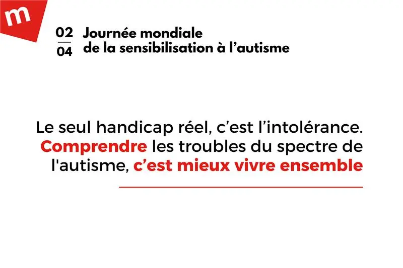 Journée mondiale de sensibilisation aux troubles du spectre de l’autisme (TSA)