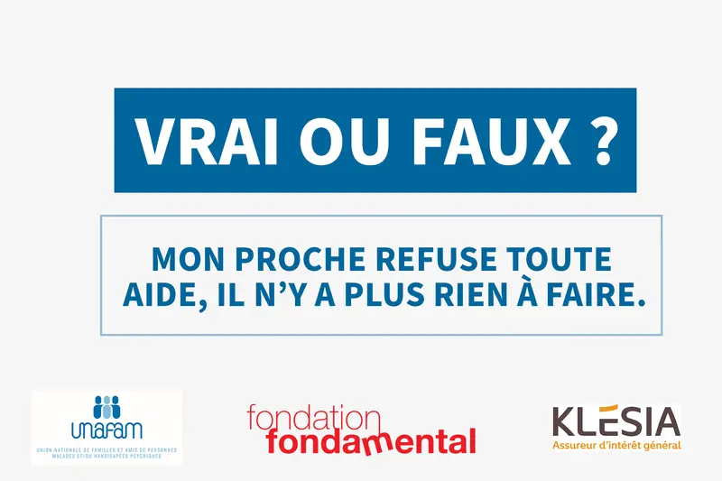 Vrai ou faux ? Mon proche refuse toute aide, il n’y a plus rien à faire.