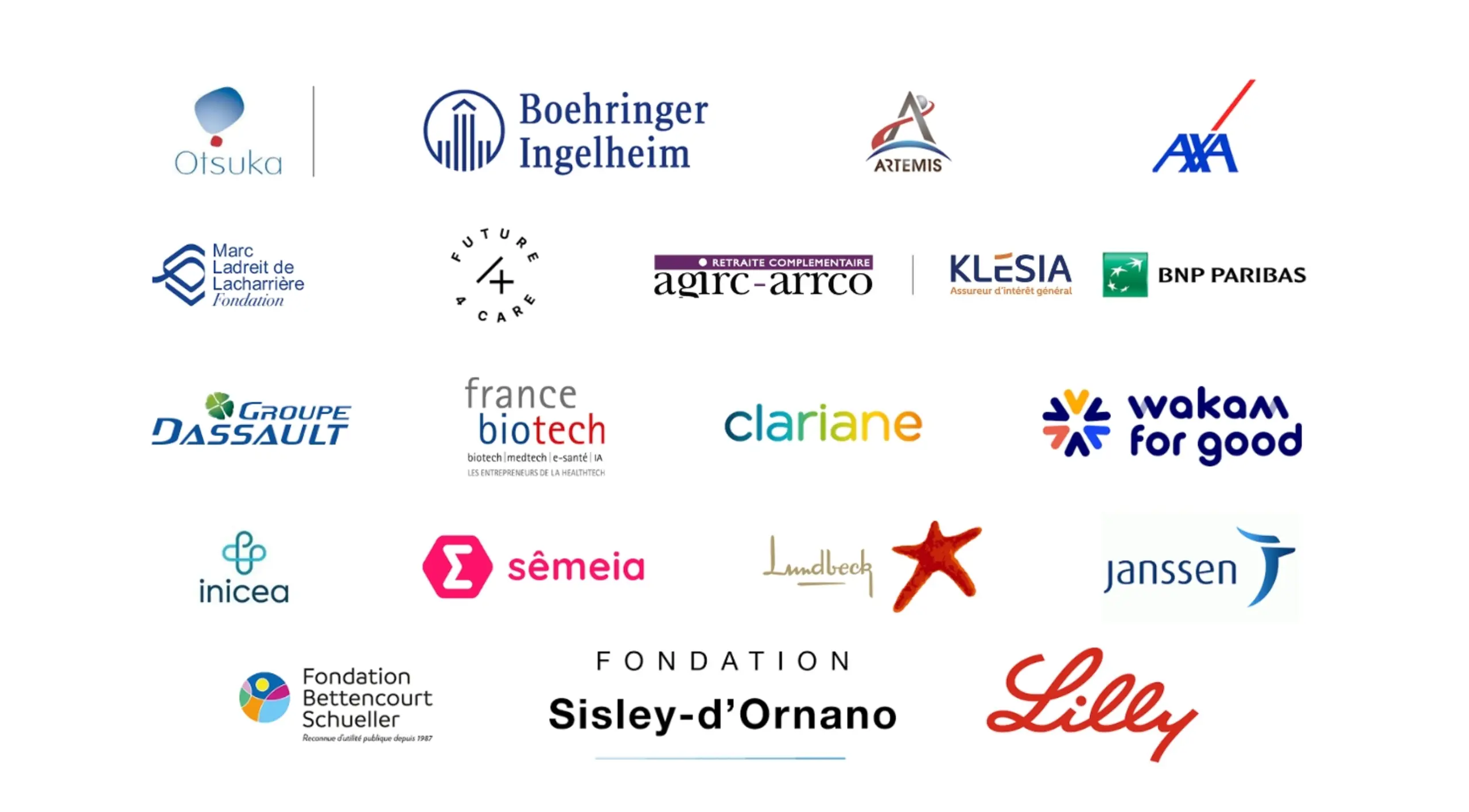 Les mécènes et partenaires privés